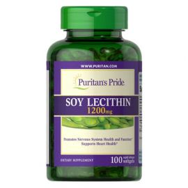 Puritan's Pride Soy Lecithin 1200 mg 100 рідких капсул