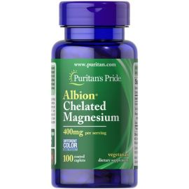 Puritan's Pride Albion Chelated Magnesium 400 mg 100 таблеток