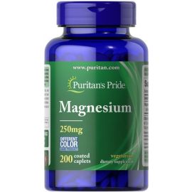 Puritan's Pride Magnesium 250 mg 200 таблеток