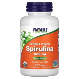 NOW Spirulina 1,000 mg 120 табл.