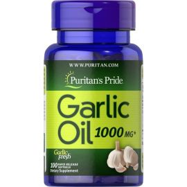 Puritan's Pride Garlic Oil 1,000 mg 100 капсул