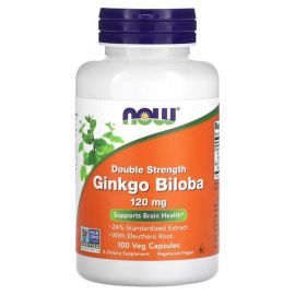 NOW Ginkgo Biloba 120 mg 100 капсул