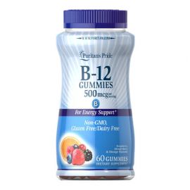 Puritan's Pride Vitamin B12 Gummies 500 mcg 60 жуйок