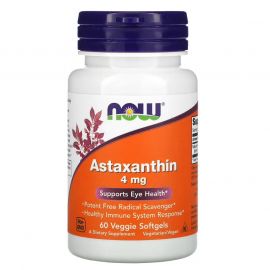 NOW Astaxanthin 4 mg 60 капсул