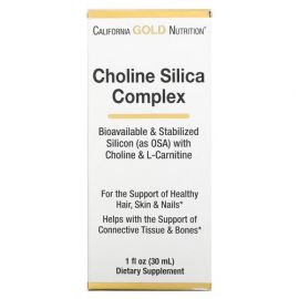 California Gold Nutrition Choline Silica Complex 30 ml