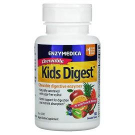 Enzymedica Kids Digestive Enzymes 60 жувальних таблеток