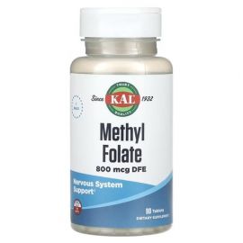 KAL Methyl Folate 800 mcg DFE 90 таблеток