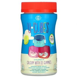 Solgar U-Cubes Children's Calcium with D3 60 жувальних цукерок