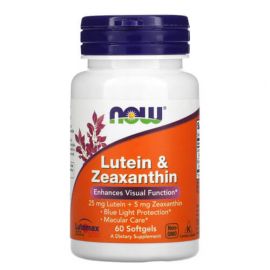 NOW Lutein & Zeaxanthin 60 капсул