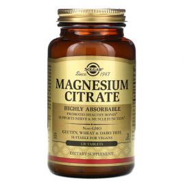 Solgar Magnesium Citrate 400 mg 120 таб