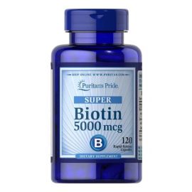 Puritan's Pride Biotin 5000 mcg 120 капсул