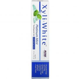 NOW Foods XyliWhite Toothpaste Gel  Mint 181 g