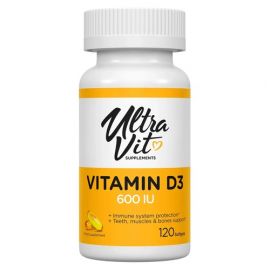 UltraVit Vitamin D3 600 IU 120 капсул