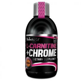 Biotech USA Liquid L-Carnitine + Chrome 500 мл, Апельсин