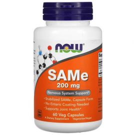 NOW SAMe 200 mg 60 капсул