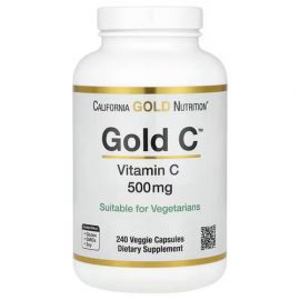 California Gold Nutrition Gold Vitamin C 500 mg 240 капсул