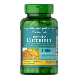 Puritan's Pride Turmeric Curcumin 1000 mg with Bioperine 5 mg 60 капсул