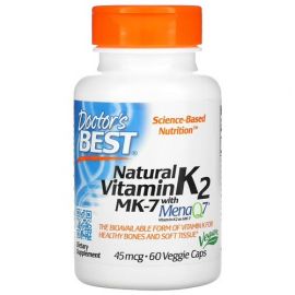 Doctor's Best Vitamin K2 MK-7 45 mcg 60 росллиних капсул