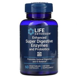 Life Extension Digestive Enzymes and Probiotics 60 вегетаріанських капсул