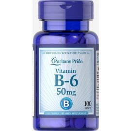 Puritan's Pride Vitamin B-6 50 mg 100 таблеток