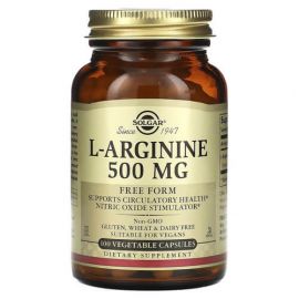 Solgar L-Arginine 500 mg 100 капсул