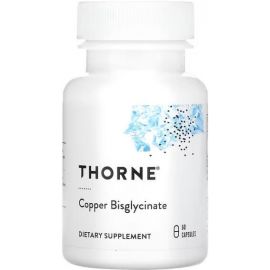 Thorne Copper Bisglycinate 60 капс.