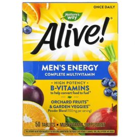 Nature's Way Alive! Men's Energy Complete Multivitamin 50 таблеток