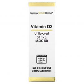 California Gold Nutrition Vitamin D3 2,000 IU 30 ml