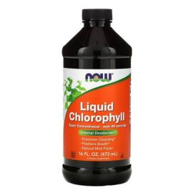 (Пошкоджена плівка) NOW Liquid Chlorophyll 473 ml