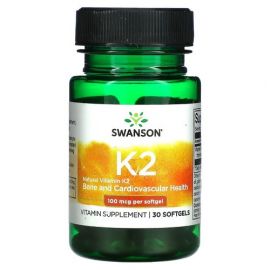 Swanson Vitamin K2 100mcg 30 капсул