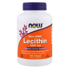 NOW Soy  Lecithin 1,200 mg 100 рідких капсул