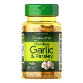 Puritan's Pride Odorless Garlic & Parsley 500 mg / 100 mg 100 капсул