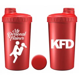 KFD Shaker Personal Trainer 600 ml, Червоний, Червоний