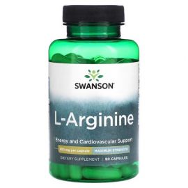 Swanson L-Arginine 850 mg 90 капсул