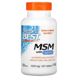 Doctor's Best MSM with OptiMSM 1,500 mg 120 таблеток