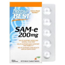 Doctor's Best SAMe 200 mg 60 таблеток