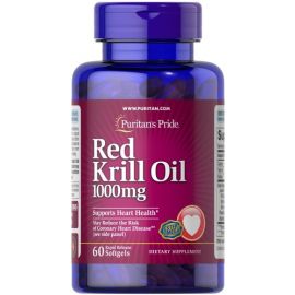 Puritan's Pride Red Krill Oil 1000 mg (170 mg Active Omega-3) 60 капсул