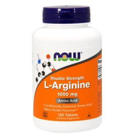 NOW L-Arginine 1000 mg 120 табл