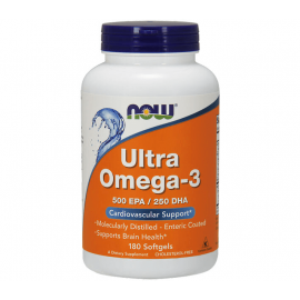 NOW Foods Ultra Omega-3 180 рідких капсул