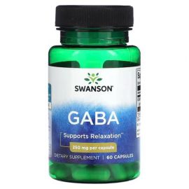 Swanson GABA 250 mg 60 капсул