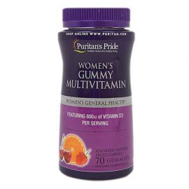 Puritan's Pride Women's Gummy Multivitamin 70 цукерок