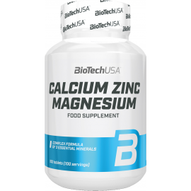 BioTech USA Calcium Zinc Magnesium 100 таб