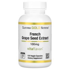 California Gold Nutrition French Grape Seed Extract 100 mg 120 капсул