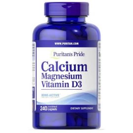 Puritan's Pride Calcium Magnesium Vitamin D3 240 таблеток