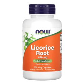 NOW Foods Licorice Root 450 mg 100 капсул