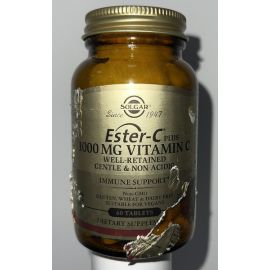 (Подерта етикетка) Solgar Ester-C Plus Vitamin C 1,000 mg 60 таб.