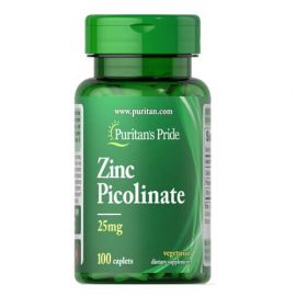 Puritan's Pride Zinc Picolinate 25 mg 100 табл