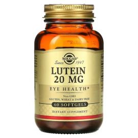 Solgar Lutein 20 mg 60 капсул