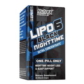 Nutrex Lipo6 Black Nighttime 30 капс