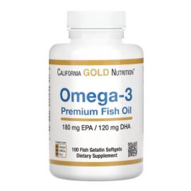 California Gold Nutrition Omega-3 100 капс